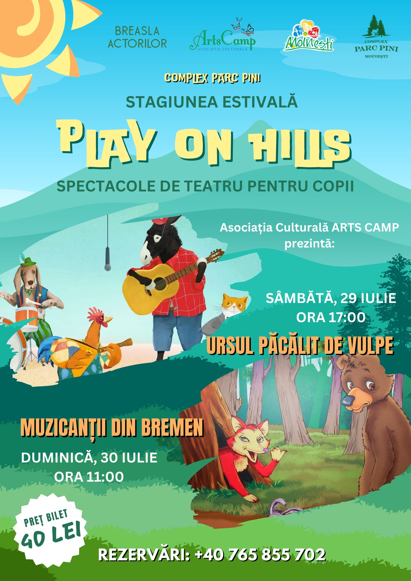Stagiunea estivala „Play on Hills” Moinesti - Teatru pentru copii